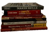 (8) Assorted Books on Woodworking
