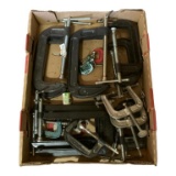 Large Assortment of C-Clamps