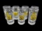 (7) Valdosta Wildcat Tumblers by Federal Glass