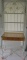 Metal Bakers Rack with 2 Wooden Drawers - 31” x
