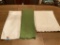 (3) Tablecloths: White Rectangular 65