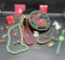 Assorted Christmas Jewelry & Velvet Jewelry Case