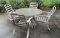 Round Outdoor Table and (4) Chairs—(2) Chairs A