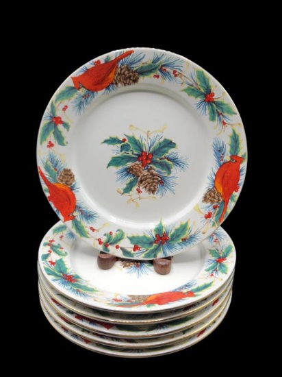 (6) Dessert Plates "Season of Peace" by Papel