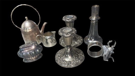 Assorted Silverplate Items, etc.: