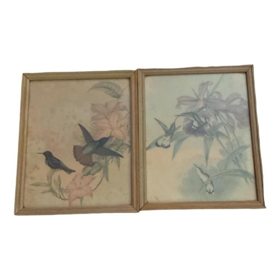 (2) Framed Prints - 8.75” x 10.75”