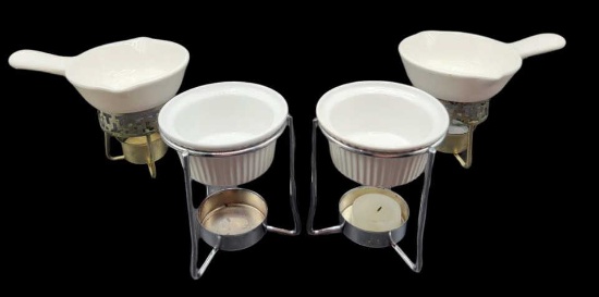 (4) Butter Warmers