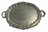 Two-Handled Silverplate Tray