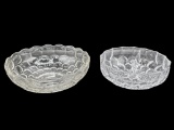 (2) Crystal/Glass Bowls