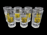 (7) Valdosta Wildcat Tumblers by Federal Glass