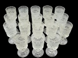 (18) Wexford by Anchor Hocking Claret Wine Glasses