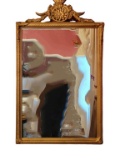 Antique Gold Framed Mirror with Applied Decoration