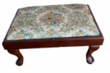 Mahogany Queen Anne Footstool 17