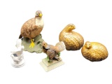 (5) Bird Figurines