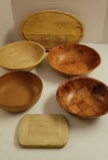 Wooden Bowls, Cutting Boards, etc
