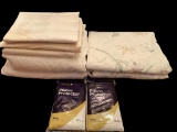 Assorted King Size Sheets and Pillowcases