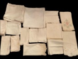 Assorted Embroidered Linen Napkins