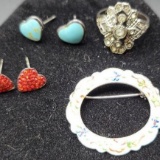 Assorted Sterling Silver Jewelry