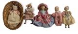 (5) Porcelain Dolls