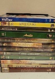(12) DVDs (some new in plastic)