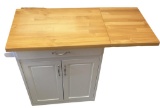 Rolling Kitchen Cart - 27 1/2”(extender is 14”) x