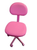 Pink Rolling Office Chair
