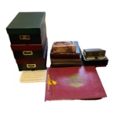 Assorted Photo Albums, Scrapbook, and Photo Boxes
