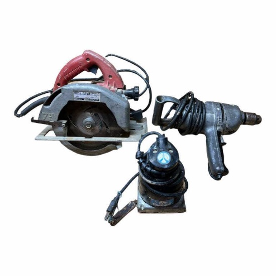 (3) Electric Tools: B & D No 679 Special Drill,