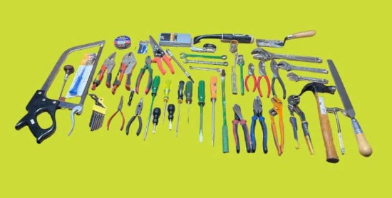 Large Assortment of Hand Tools - 40+ Pieces