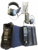 (2) Vintage Alltel Bag Phones, Uniden Bearcat