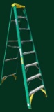 Werner 8 ft Fiberglass Commercial Step Ladder