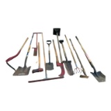 (13) Assorted Long Handled Yard and Garden Tools