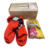 Pair of SawJammer Slip-Off Foot Protection For