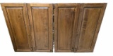 (4) Wooden Cabinet Doors--15 1/4