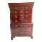 Antique Mahogany Chest on Chest, Dovetail