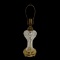 Wedgwood Crystal Lamp on Brass Base - 20” H