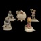 (4) Assorted Figurines With Signatures & (1)