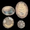 (4) Silver Plate Items:  Oval Footed