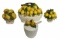 (4) Lemon Made in Italy Porcelain Items: Covered