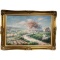 Framed and Signed Oil Painting in Ornate Gold