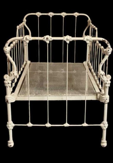Antique Iron Baby Bed