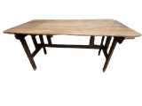 Antique Primitive Rectangular Table 59 1/2