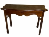 Mahogany Chippendale Serpentine Front Hall