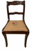 Child’s Sheraton-Style Chair with Needlepoint