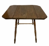 Child’s Vintage Wooden Drop-Leaf Breakfast Table