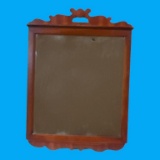 Wood Framed Mirror - 18.5” x 25.25”