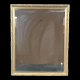 Beveled Mirror in Gold Frame--25 1/2
