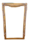 Beveled Mirror in Gold Frame--John Richard--