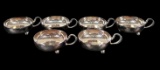 (6) Silver Plate Footed Cups