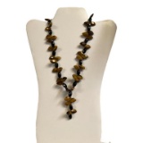 Tiger’s Eye and Onyx Necklace - Tag Still On It